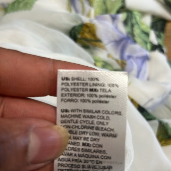 NEW WHBM Floral Sleeveless Ruched midi Dress size 10 - Picture 12 of 14